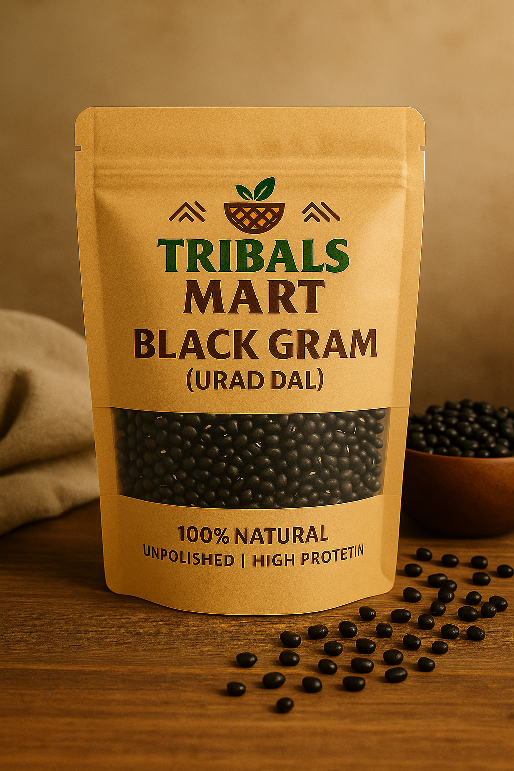 Black Gram (Urad Dal) – Authentic Tribal Whole Dal