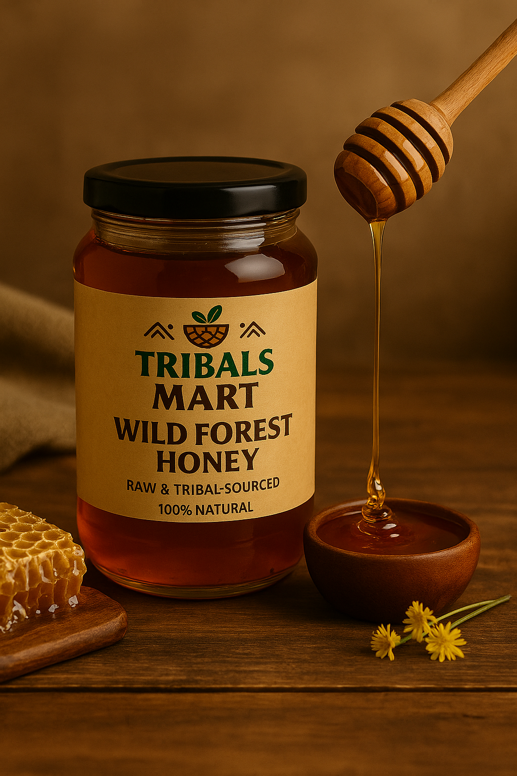 Wild Forest Honey – Pure & Natural Tribal Harvest