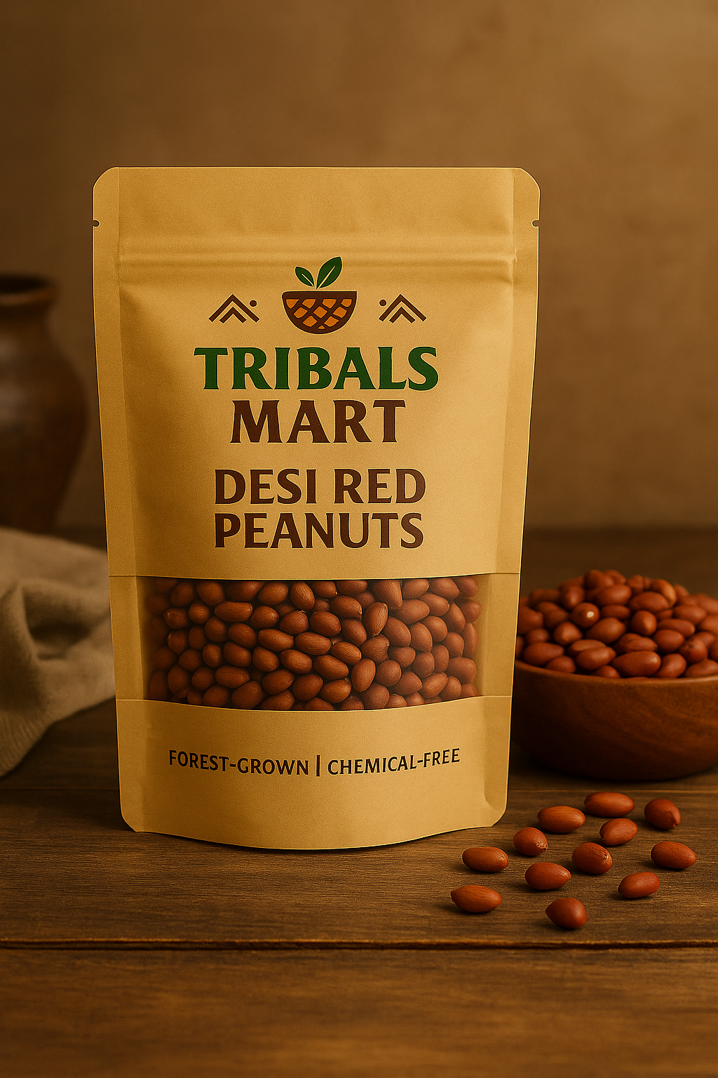 Desi Red Peanuts – Tribal Farm Fresh Groundnuts